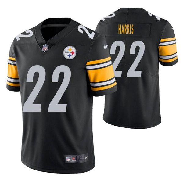 Men Pittsburgh Steelers #22 Najee Harris Nike Black Limited NFL Jersey->pittsburgh steelers->NFL Jersey